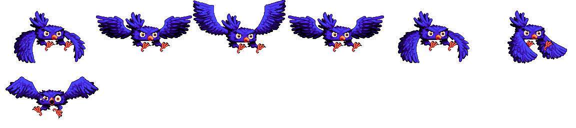 Giant owl boss sprite